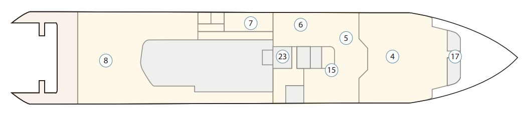 Aurora Expeditions - Sylvia Earle - Deck Plans - Deck 5.png